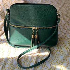Dark green purse